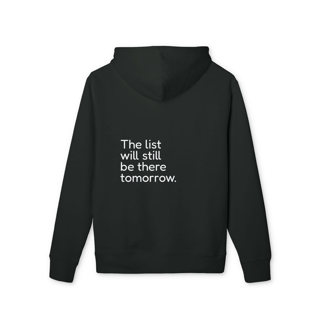 The List Waits — Minimalist Oversized Hoodie
