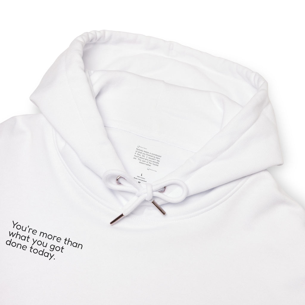More Than Done — Oversized Organic Cotton Hoodie