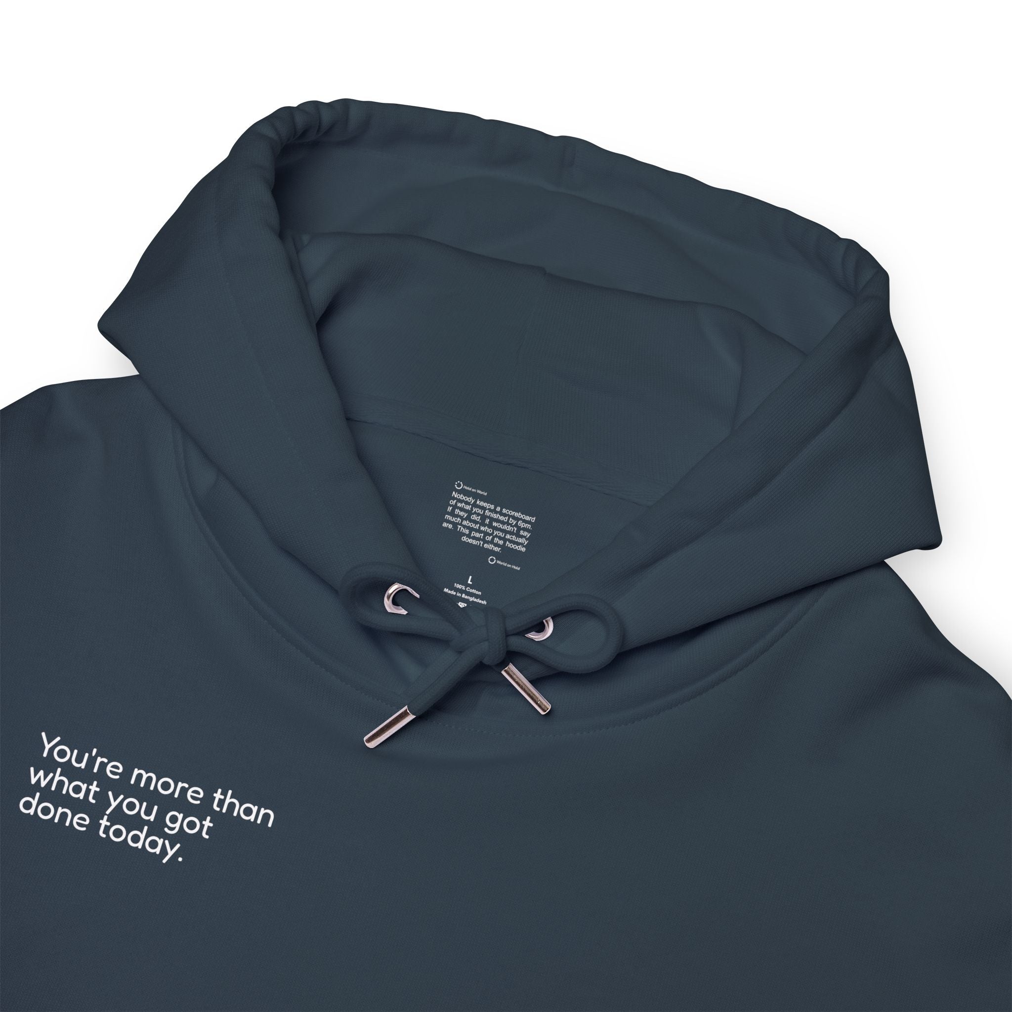More Than Done — Oversized Organic Cotton Hoodie