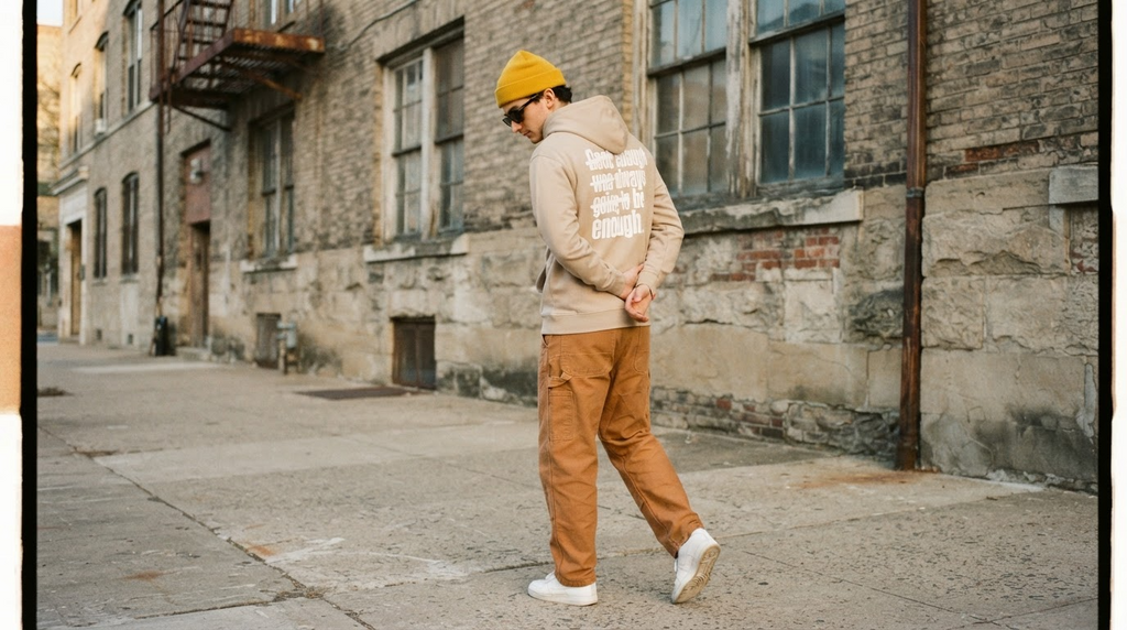Already Enough – Aesthetic Oversized Hoodie