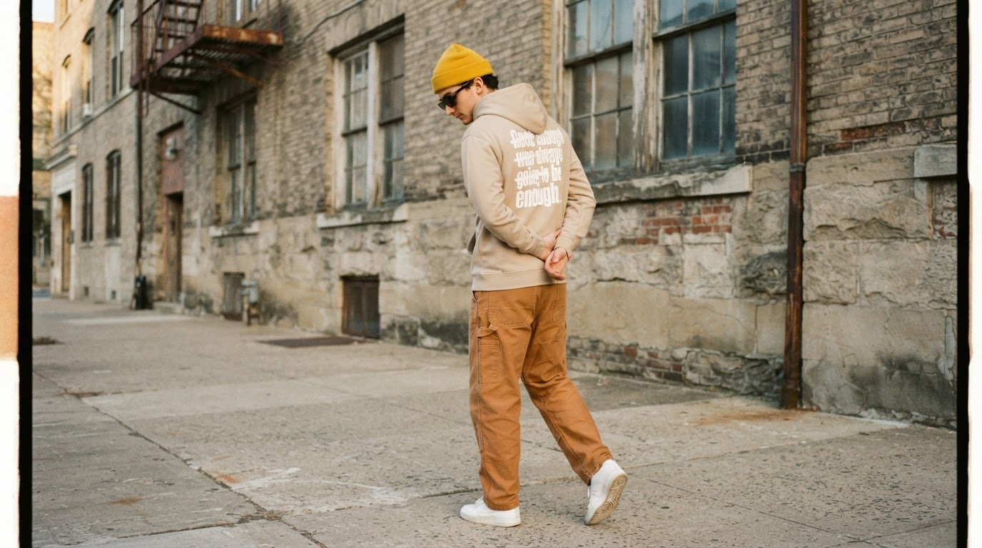 Already Enough – Aesthetic Oversized Hoodie