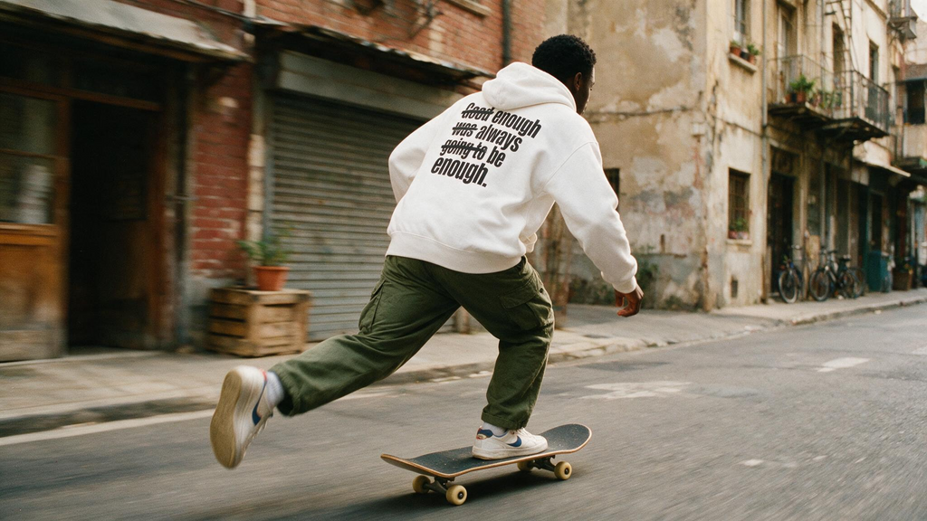 Already Enough – Aesthetic Oversized Hoodie