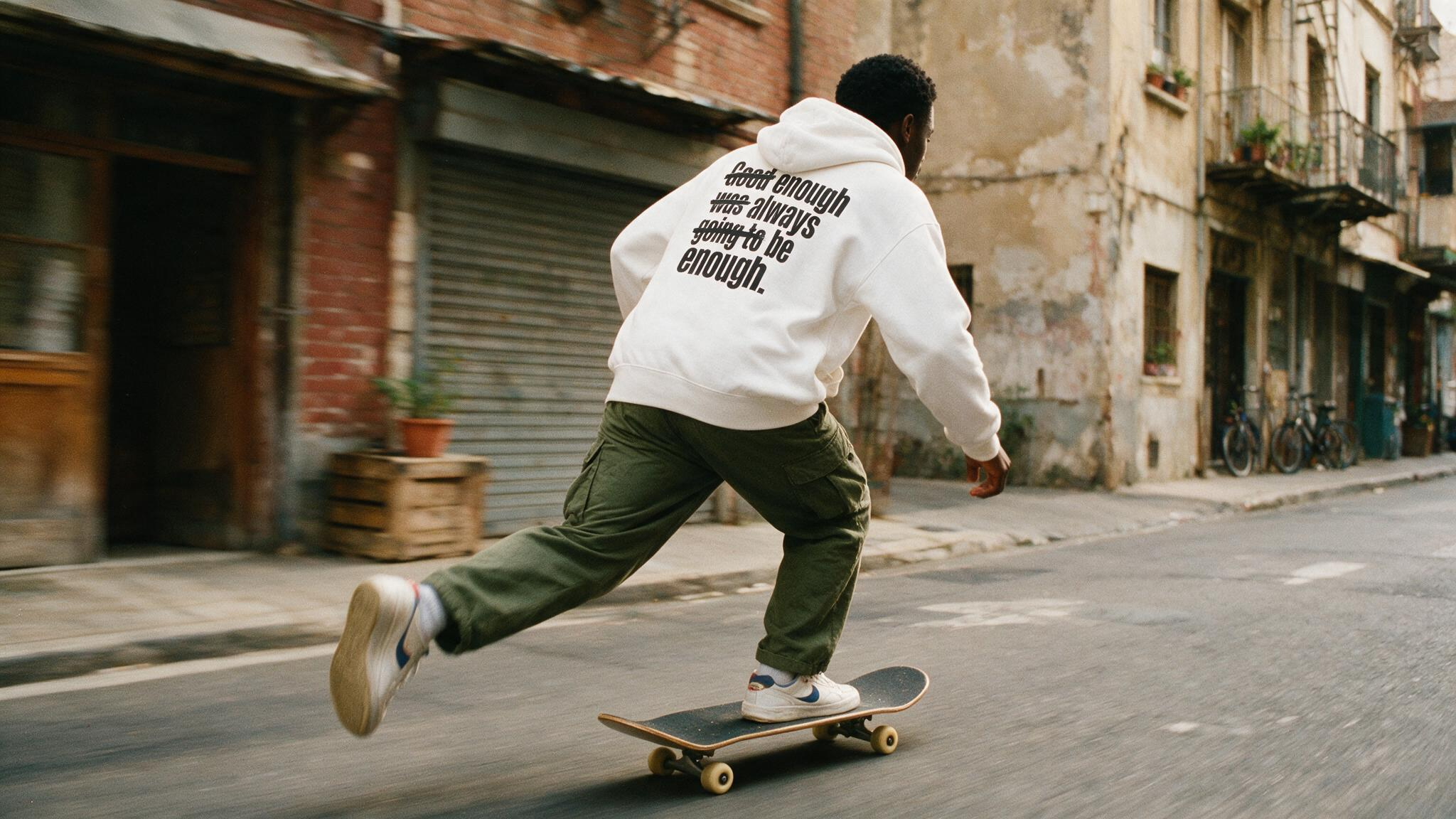 Already Enough – Aesthetic Oversized Hoodie