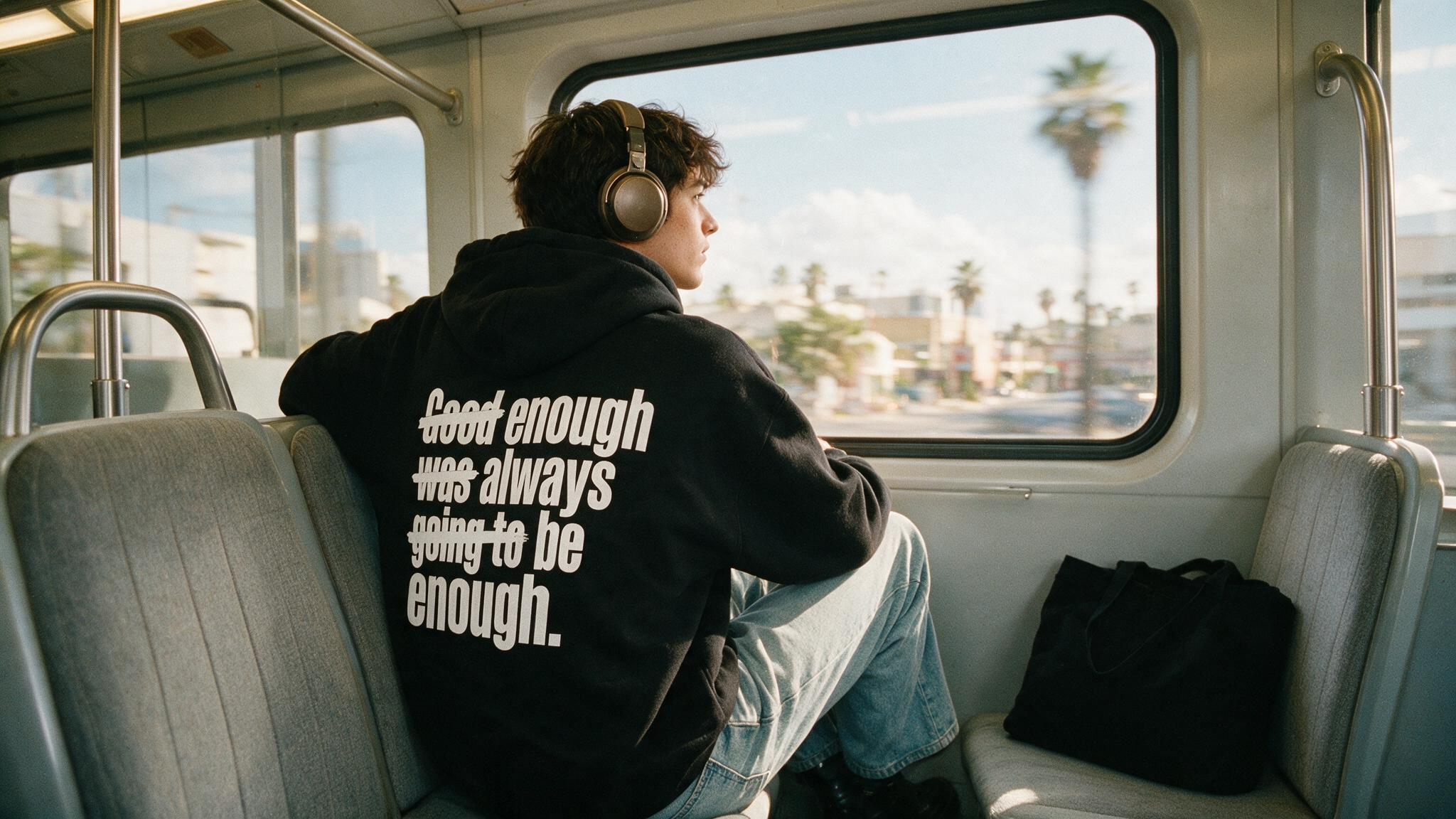 Already Enough – Aesthetic Oversized Hoodie