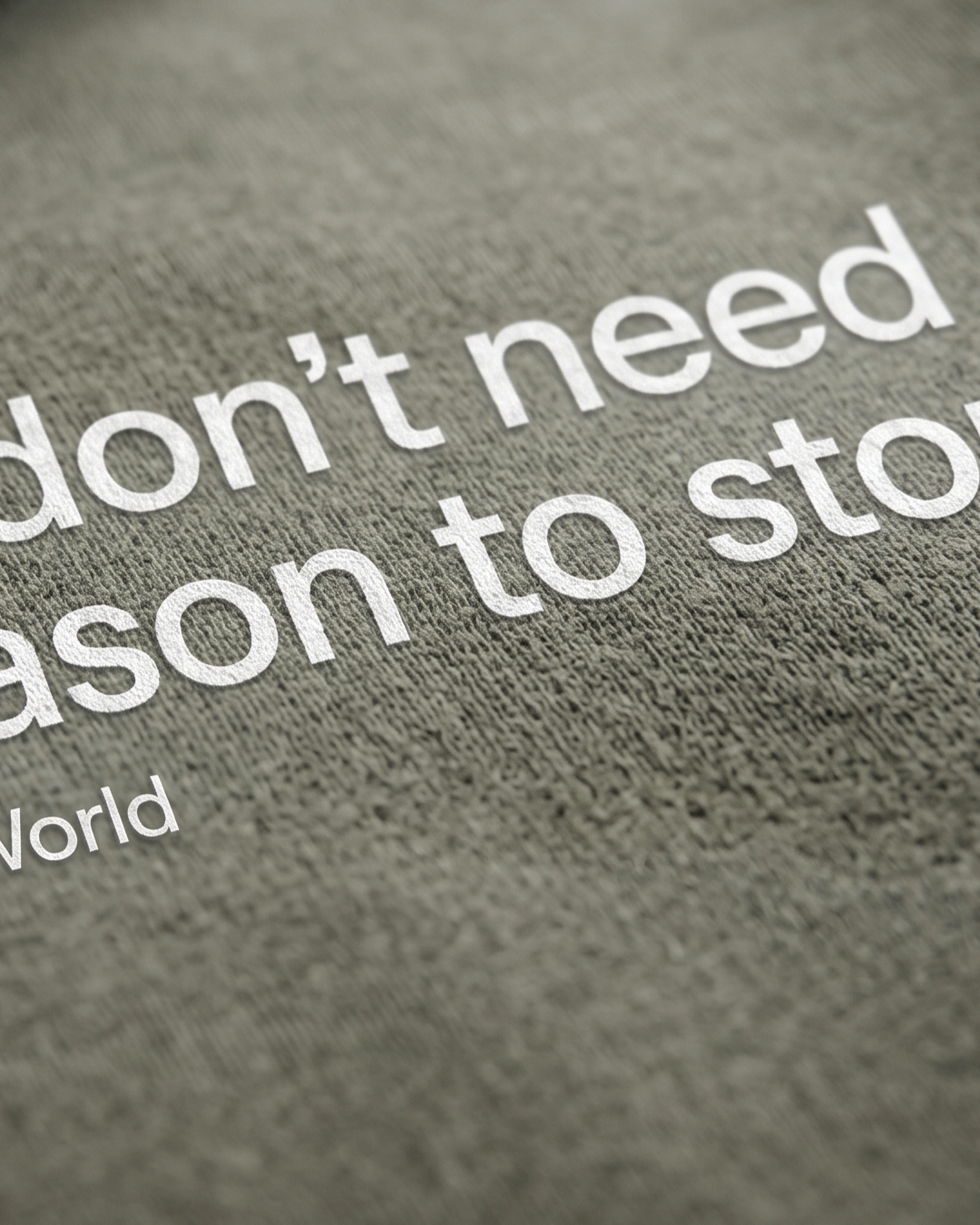 No Reason Hoodie — Wonderwall Heavyweight Collection