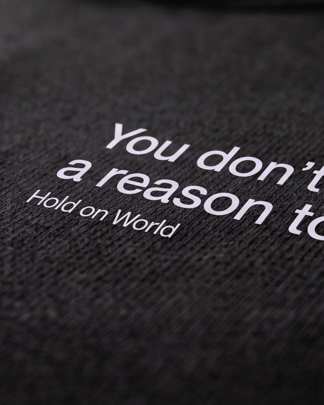 No Reason Hoodie — Wonderwall Heavyweight Collection