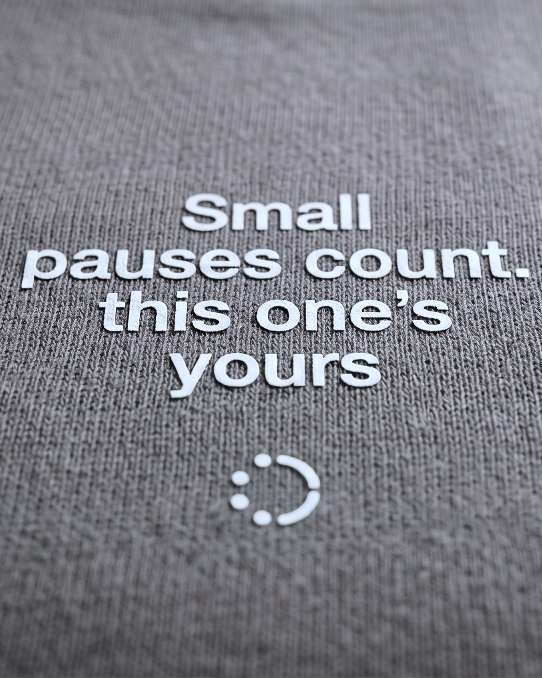 Small Pauses Count Sweatshirt — Wonderwall Everyday Collection