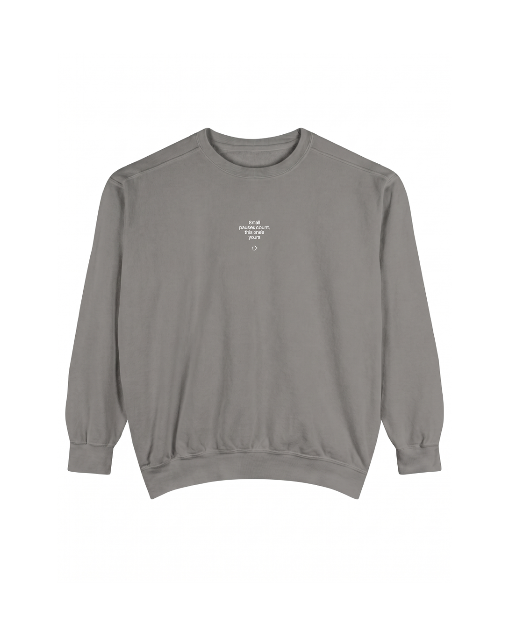 Small Pauses Count Sweatshirt — Wonderwall Everyday Collection