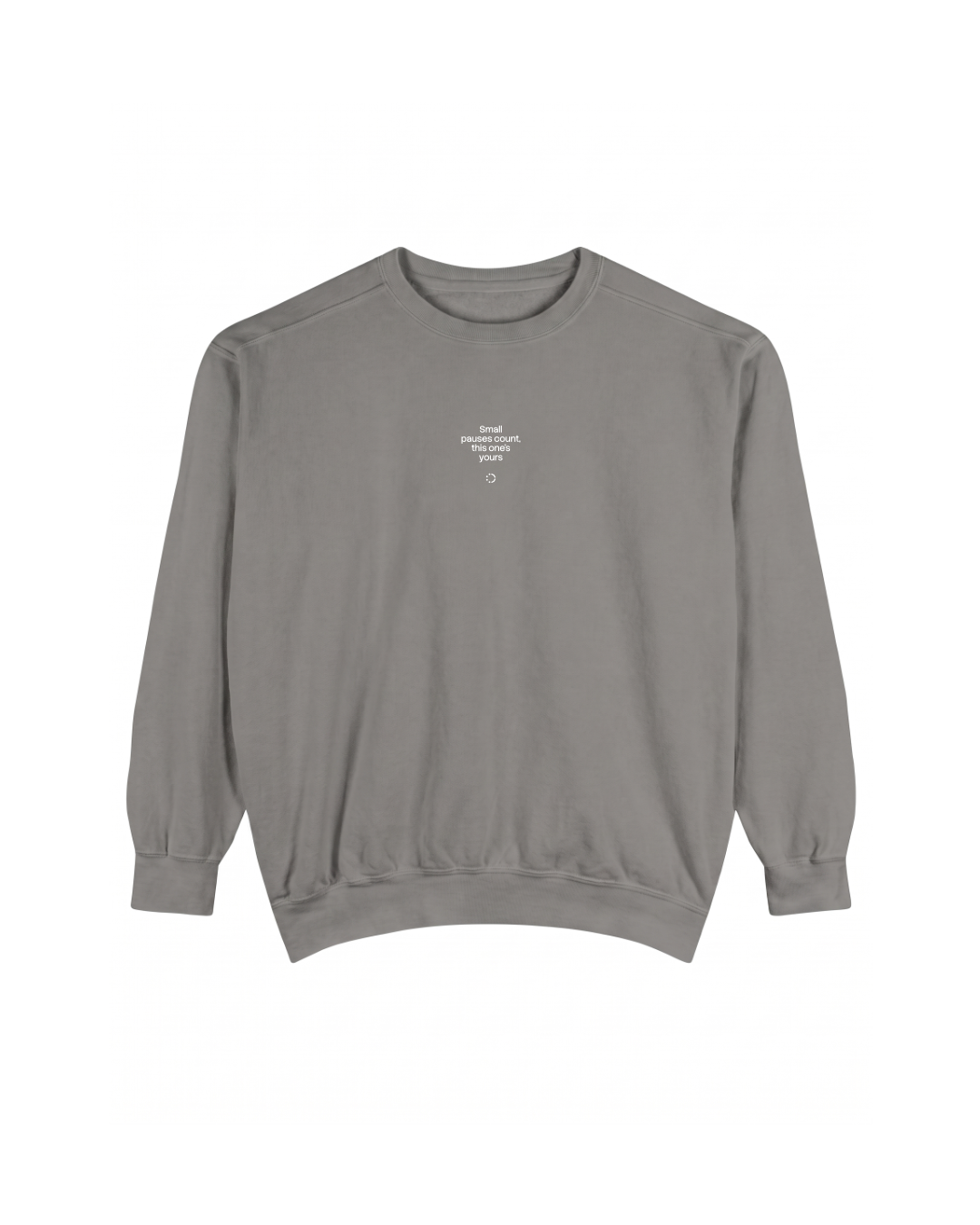 Small Pauses Count Sweatshirt — Wonderwall Everyday Collection