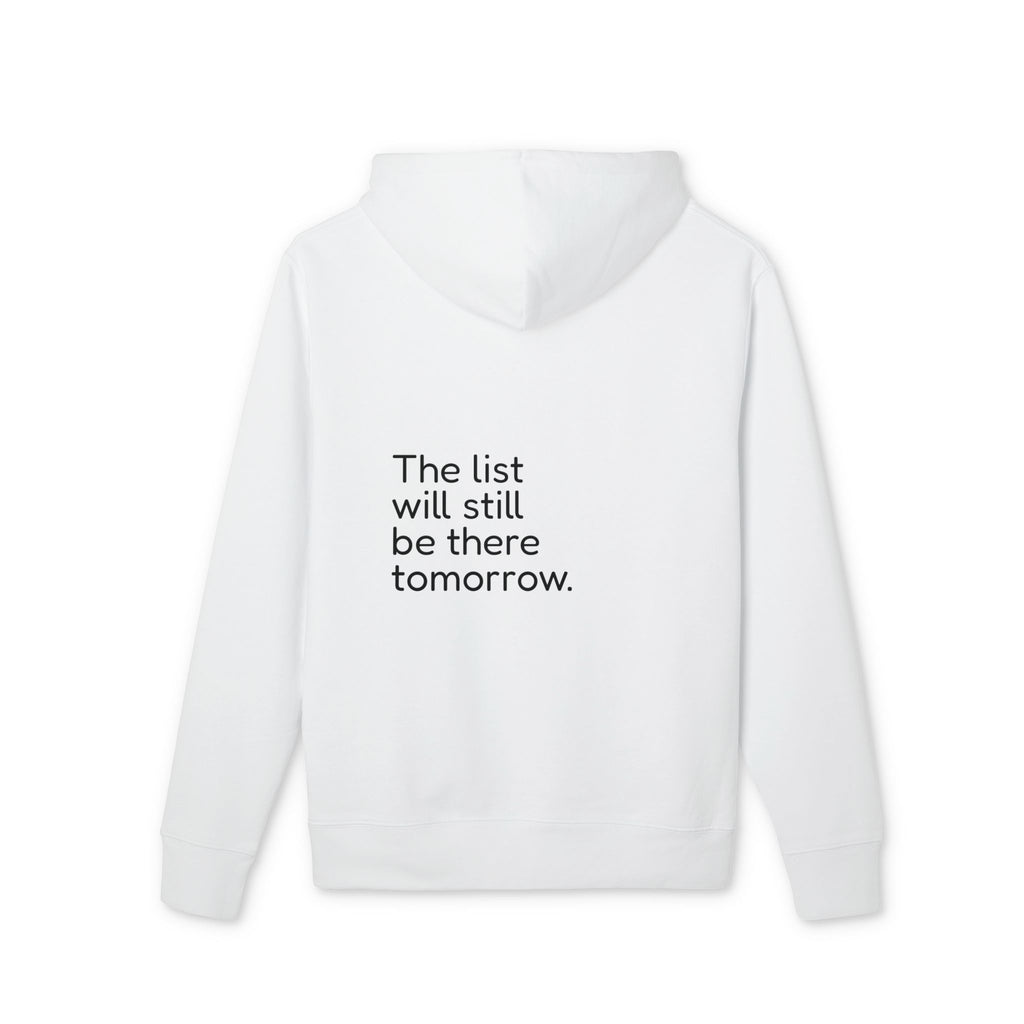 The List Waits — Minimalist Oversized Hoodie