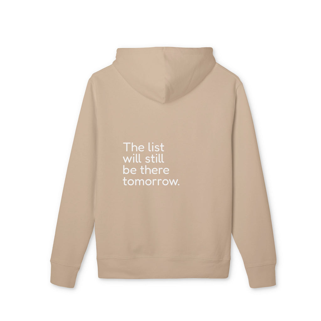 The List Waits — Minimalist Oversized Hoodie