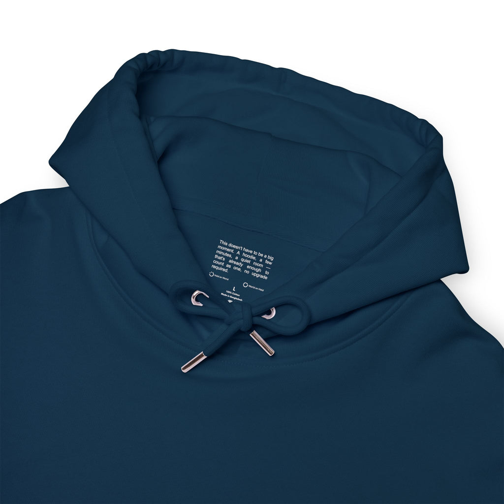 Small Pauses Count — Organic Cotton Oversized Hoodie